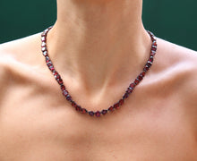 Load image into Gallery viewer, Rhodolite Garnet Necklace