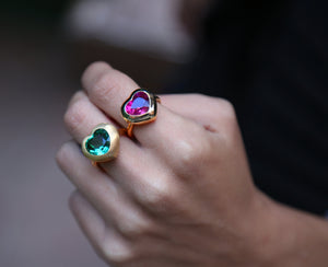 Rubellite Chub Chub Ring